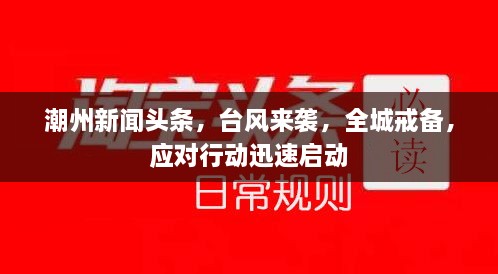 潮州新闻头条，台风来袭，全城戒备，应对行动迅速启动