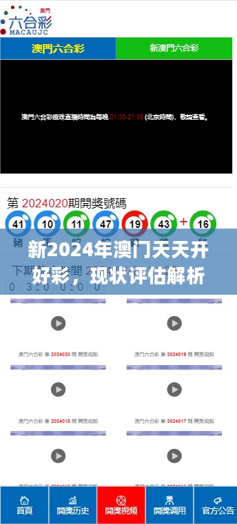 新2024年澳门天天开好彩，现状评估解析说明_V版25.46.5