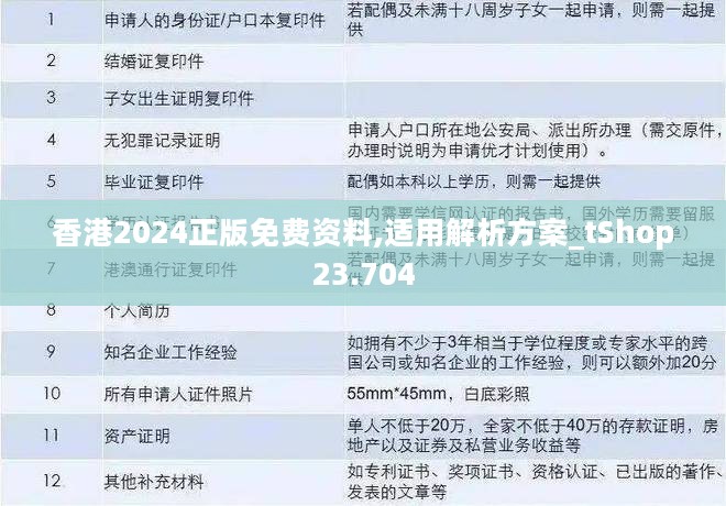 香港2024正版免费资料,适用解析方案_tShop23.704