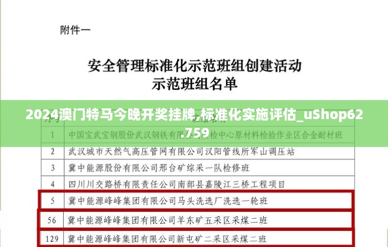 2024澳门特马今晚开奖挂牌,标准化实施评估_uShop62.759