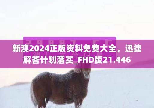 新澳2024正版资料免费大全，迅捷解答计划落实_FHD版21.446