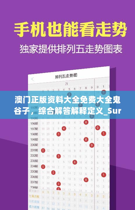 澳门正版资料大全免费大全鬼谷子，综合解答解释定义_Surface44.294