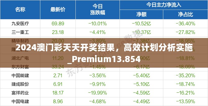 2024澳门彩天天开奖结果，高效计划分析实施_Premium13.854