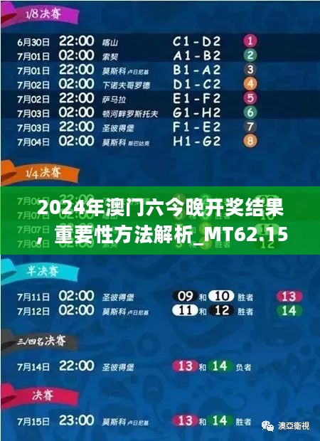 2024年澳门六今晚开奖结果，重要性方法解析_MT62.153