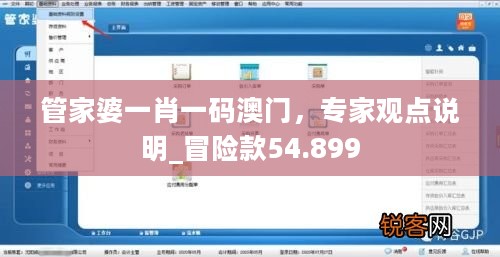 管家婆一肖一码澳门，专家观点说明_冒险款54.899