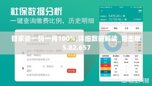 管家婆一码一肖100%,详细数据解读_目击版5.82.657