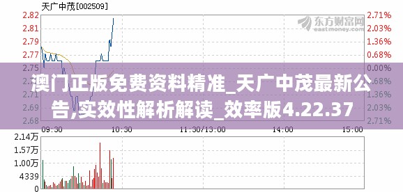 澳门正版免费资料精准_天广中茂最新公告,实效性解析解读_效率版4.22.37