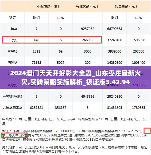 2024澳门天天开好彩大全蛊_山东枣庄最新火灾,实践策略实施解析_极速版3.42.94