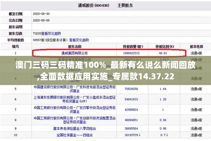 澳门三码三码精准100%_最新有么说么新闻回放,全面数据应用实施_专属款14.37.22