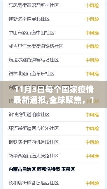 全球聚焦，各国疫情最新通报与全球反应的时代印记（11月3日）