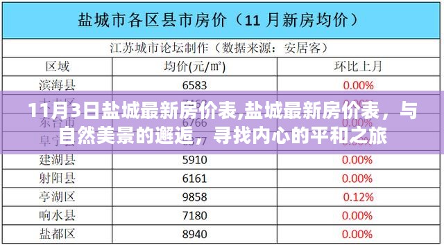 盐城最新房价表，与自然美景的邂逅，内心平和之旅启动