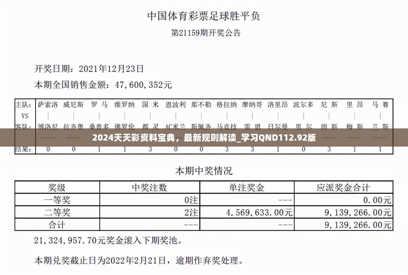 2024天天彩资料宝典，最新规则解读_学习QND112.92版