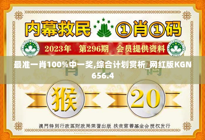 最准一肖100%中一奖,综合计划赏析_网红版KGN656.4