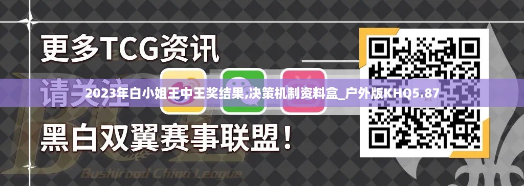 2023年白小姐王中王奖结果,决策机制资料盒_户外版KHQ5.87