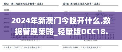 2024年新澳门今晚开什么,数据管理策略_轻量版DCC18.36