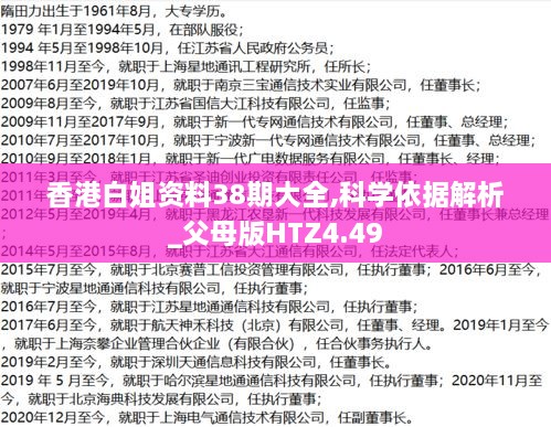 香港白姐资料38期大全,科学依据解析_父母版HTZ4.49