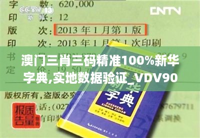 澳门三肖三码精准100%新华字典,实地数据验证_VDV90.356互动版