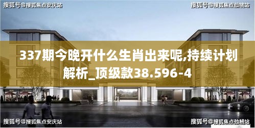 337期今晚开什么生肖出来呢,持续计划解析_顶级款38.596-4