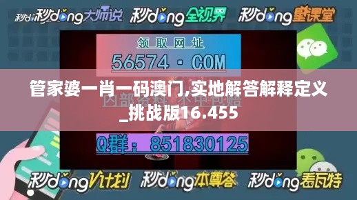 管家婆一肖一码澳门,实地解答解释定义_挑战版16.455