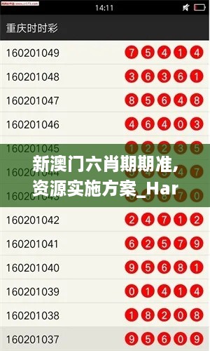 新澳门六肖期期准,资源实施方案_HarmonyOS7.200