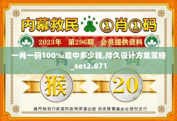 一肖一码100‰能中多少钱,持久设计方案策略_set2.871