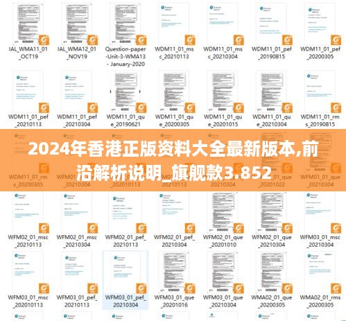 2024年香港正版资料大全最新版本,前沿解析说明_旗舰款3.852