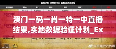 澳门一码一肖一特一中直播结果,实地数据验证计划_Executive16.322