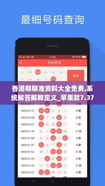 香港期期准资料大全免费,系统解答解释定义_苹果款7.372