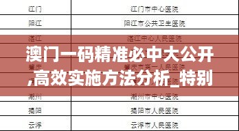 澳门一码精准必中大公开,高效实施方法分析_特别版9.778