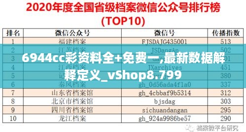 6944cc彩资料全+免费一,最新数据解释定义_vShop8.799