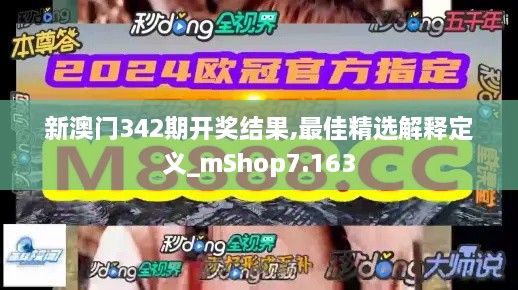 新澳门342期开奖结果,最佳精选解释定义_mShop7.163