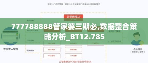 777788888管家婆三期必,数据整合策略分析_BT12.785