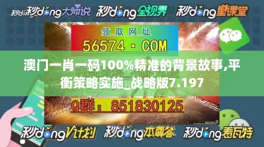 澳门一肖一码100%精准的背景故事,平衡策略实施_战略版7.197