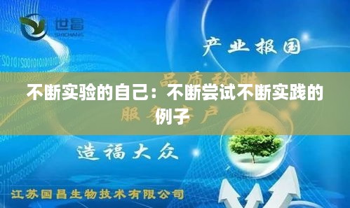 不断实验的自己：不断尝试不断实践的例子 