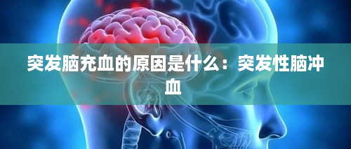 突发脑充血的原因是什么：突发性脑冲血 