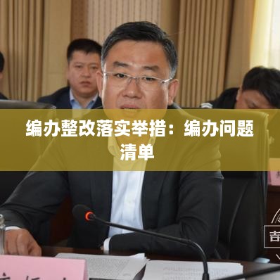 编办整改落实举措：编办问题清单 