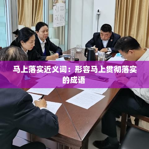 马上落实近义词：形容马上贯彻落实的成语 