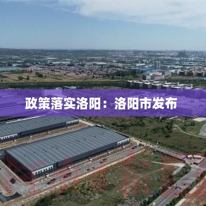 政策落实洛阳：洛阳市发布 