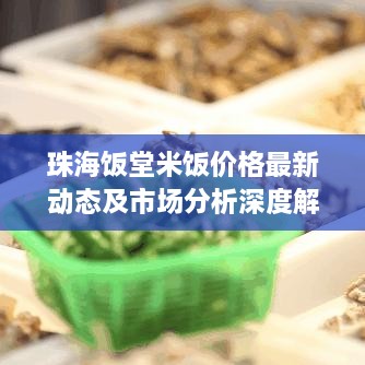 珠海饭堂米饭价格最新动态及市场分析深度解读