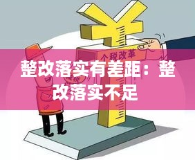 整改落实有差距：整改落实不足 