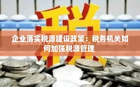 企业落实税源建设政策：税务机关如何加强税源管理 