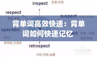 背单词高效快速：背单词如何快速记忆 