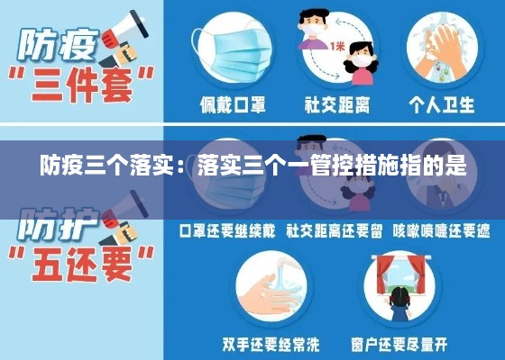 防疫三个落实：落实三个一管控措施指的是 