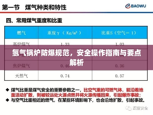 氢气锅炉防爆规范，安全操作指南与要点解析