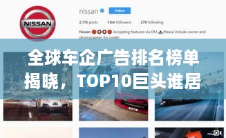 全球车企广告排名榜单揭晓，TOP10巨头谁居榜首？